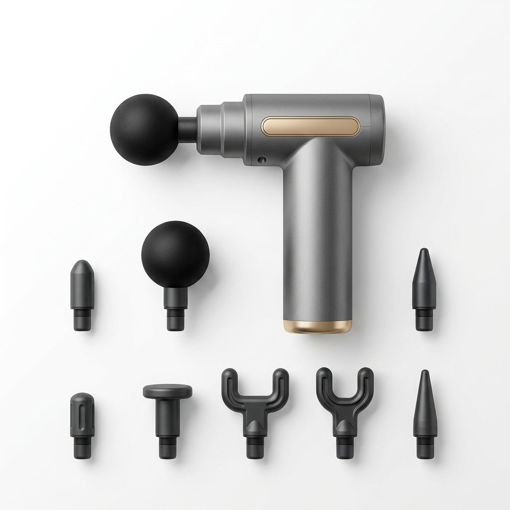 Massage Gun - Product & Heads